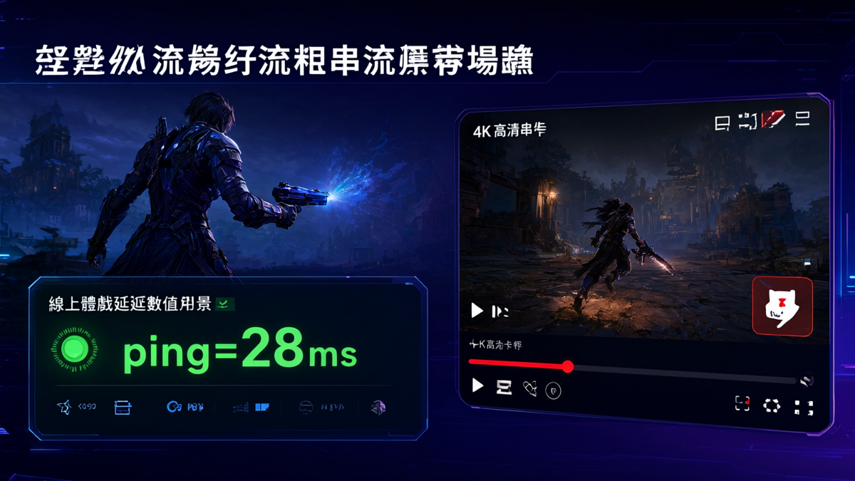 4K 影片串流與線上遊戲體驗